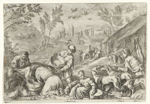 Lente De vier seizoenen door Jan van Ossenbeeck