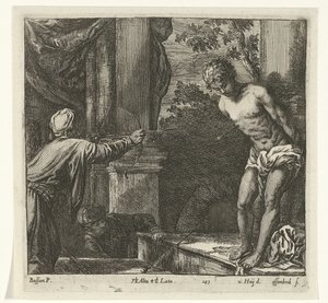 Martelaarschap van de Heilige Sebastiaan door Jan van Ossenbeeck