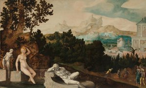 Landschap met Bathseba