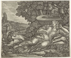 Slapende Diana door Jan van Somer (possibly)