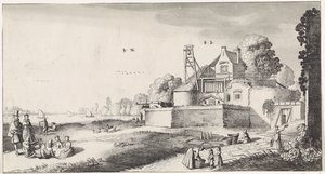 Bleekveld voor een fort