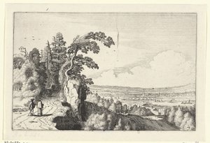 Gezicht op een dal (Landschappen, Amenissimae aliquot requculae)