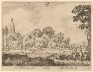 April door Jan van de Velde II