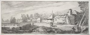 Enkele Aangename Landschappen en Ruïnes van Oude Monumenten: Vervallen Boerderij