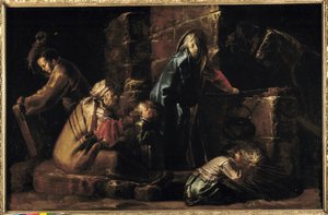 Kamp van Bohemiërs door Jan van de Venne