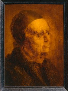 Studiehoofd van een oude man ... door Jan van de Venne