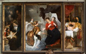 Parochiekerk (Onze-Lieve-Vrouwekerk). Interieur. Schilderij.