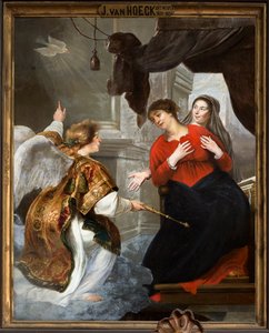 Parochiekerk (Parochiekerk Onze-Lieve-Vrouw). Interieur. Schilderij.