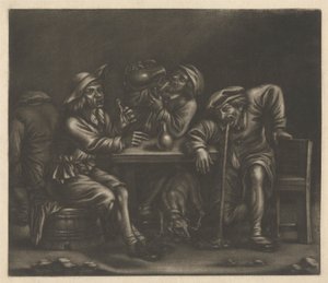 De Drinkers door Jan van der Bruggen