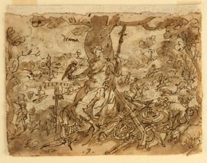 Diana (Venatio) door Jan van der Straet, called Stradanus