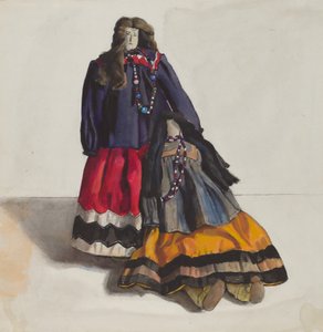 Poppen (Apache Vrouwen) door Jane Iverson
