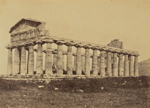 Tempel in Paestum door Jane Martha St. John