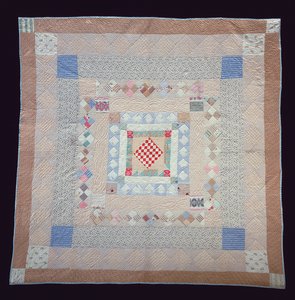 Patchwork quilt (c.1860) door Jane Pizar