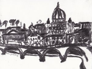Sint-Pietersbasiliek Rome, c.2014 door Janel Bragg