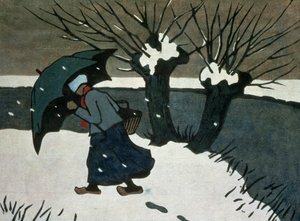 De sneeuwstorm door Janet Fisher