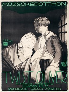 Poster voor de stomme film 