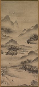Landschap door Japan, Edo period