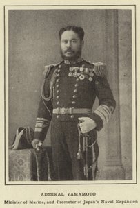 Admiraal Yamamoto, Minister van Marine en Bevorderaar van de Japanse Marine-uitbreiding door Japanese Photographer