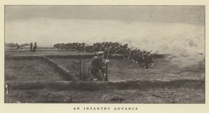 Een infanterieaanval door Japanese Photographer