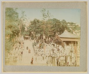 Begraafplaats van Kurodani, Kyoto, Japan door Japanese Photographer