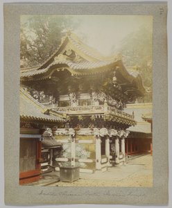 Binnen de Chinese Poort, Tōshō-gū, Nikko, Japan door Japanese Photographer