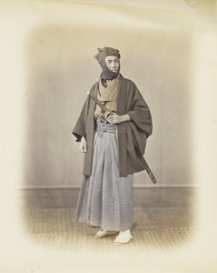 Japanse man in traditionele kleding