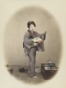 Japanse vrouw in traditionele kleding