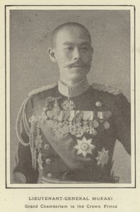 Luitenant-generaal Muraki, Grootkamerheer van de Kroonprins door Japanese Photographer