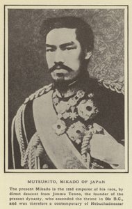 Mutsuhito, Mikado van Japan door Japanese Photographer