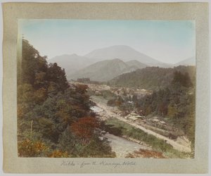 Nikko vanaf het Kanaya Hotel, Japan