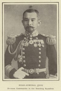 Schout-bij-nacht Jjuiu, Divisiecommandant in het Permanente Eskader door Japanese Photographer