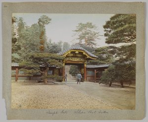 Tempelpoort, Shiba Park, Tokio, Japan door Japanese Photographer