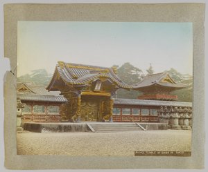 Tempel in Shiba Park, Tokio, Japan door Japanese Photographer