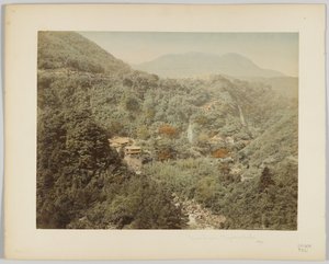 Uitzicht vanaf Miyanoshita, Kanagawa Prefectuur, Japan