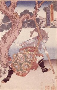 Acteur Nakamura Shikan (1800-47), als Kumonryo Shishin