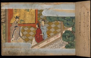 Chinese mannen in traditionele kleding, illustratie uit de 