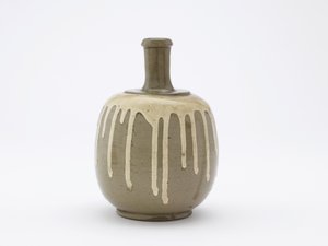 Commerciële fles voor medicinale wijn, Tachikui, Hyogo prefectuur, Meiji tijdperk, late 19e eeuw
