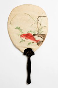 Waaier, achterkant, ca. 1890-1950