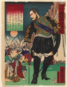 Historisch onderwerp, c.1878 door Japanese School