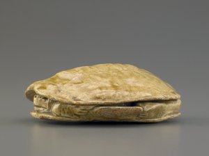 Wierookdoos in de vorm van een schildpad, Nagoya, Aichi-prefectuur, Edo-periode door Japanese School
