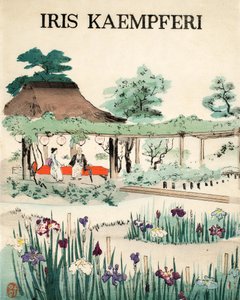 Iris Kaempferi - Vooromslag, 1890 door Japanese School