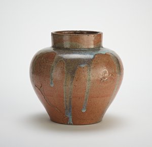 Pot, mogelijk Seto aardewerk, eind 18e-19e eeuw