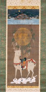 Kasuga Hert met Mandala, Muromachi periode (1392-1573)