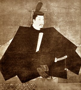 Minamoto no Yoritomo (druk) door Japanese School