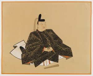 Een van de Sanjurokkasen, albumblad door Japanese School