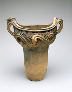 Pot met wervelontwerp