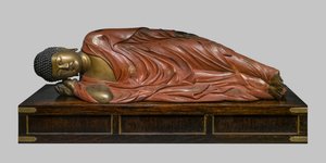 Shakyamuni betreedt het nirvana