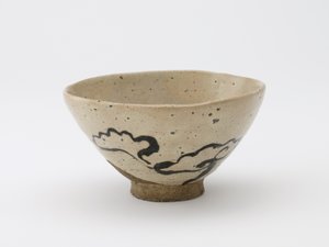 Theekom met ontwerp van onsterfelijkheidsschimmel, Edo-periode, 18e-19e eeuw door Japanese School