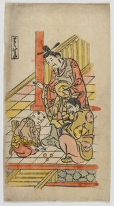 De zes kunsten (Rikuseki) Edo periode door Japanese School