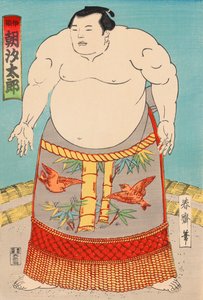 De sumoworstelaar Asashio Taro door Japanese School